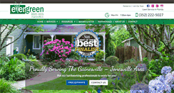 Desktop Screenshot of evergreenlawncaregville.com